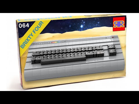 I built a working Lego® Commodore 64 out of 2000 bricks #TheBrixtyFour #SpeedBuild