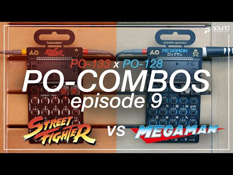 PO-133 Street Fighter vs PO-128 Megaman | PO-COMBOS Ep.9 | TE Capcom Collab Pocket Operators