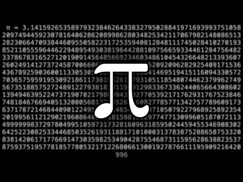 Pi as Music (C-major pentatonic) – π to 996 decimal places