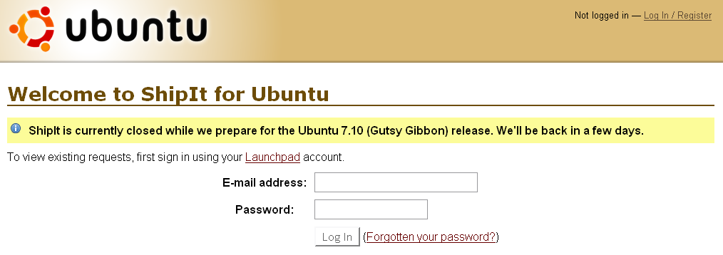 ShipIt Ubuntu