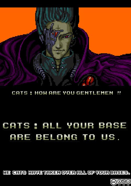 Afiche All Your Base Are Belong To Us
