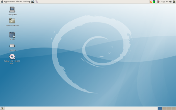 Debian Etch GNOME
