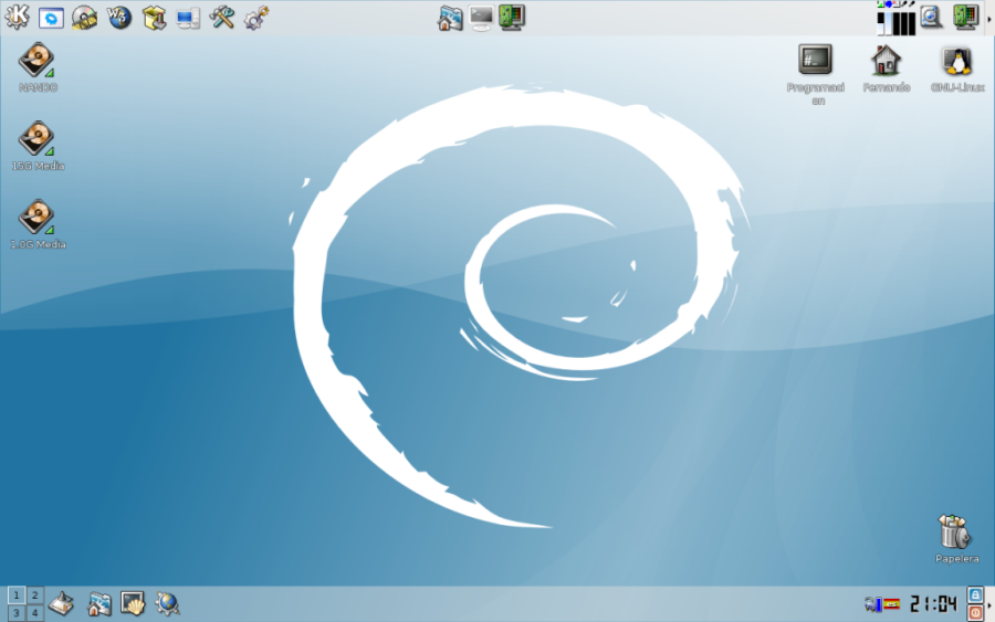 Debian Etch KDE