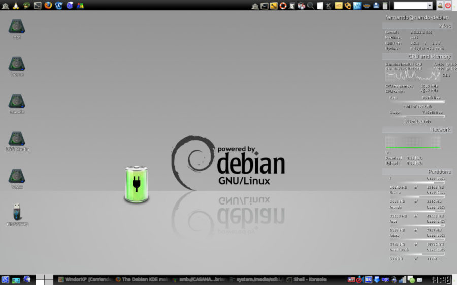Debian Lenny KDE