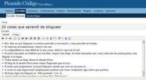 Picando Código: Blogueando