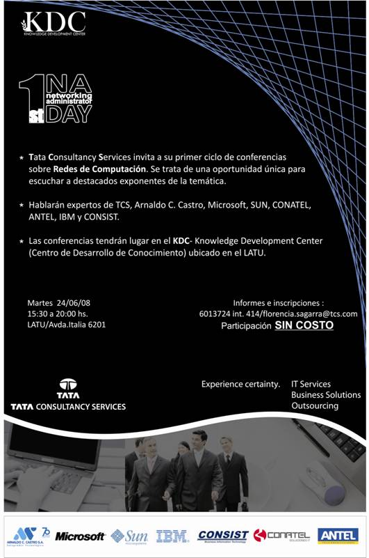 Evento Networking Administrator Day - TCS 