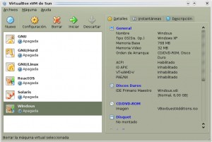 VirtualBox 2.0 con Qt4 en KDE 4.1.1