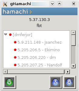 gHamachi - conectado