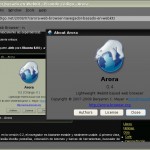 Arora 0.4 - Debian Sid