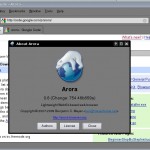 Arora 0.6 en Debian