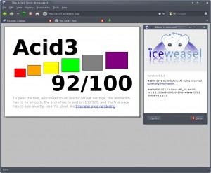 Iceweasel 3.5.2 Debian Squeeze