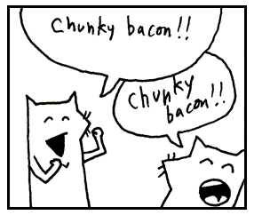 chunky bacon