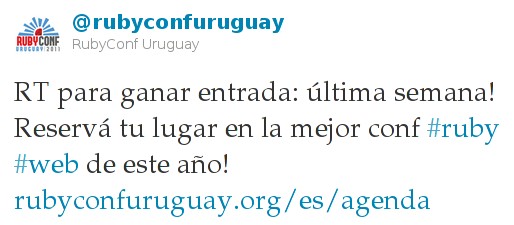 RT RubyConf Uruguay