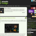 Nuevo diseño en Picando Código Diseño "nuevo" anterior