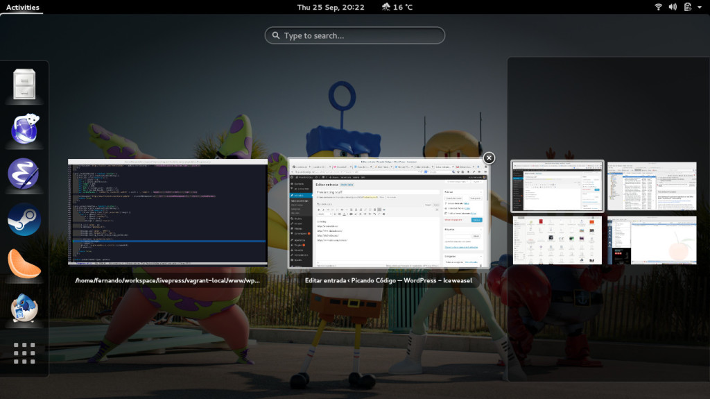 Настройка gnome 3 debian