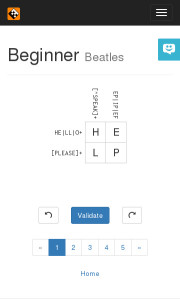 Regex Crossword