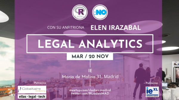 R-Ladies Madrid y NoLegalTech: Legal Analytics para democratizar el acceso a las leyes