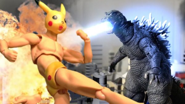 Pekachu VS Godzilla