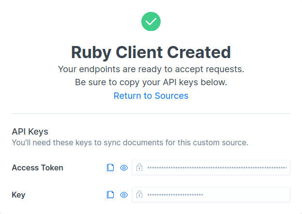 Workplace Search: Ruby Client Created