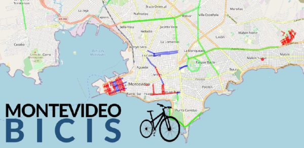 Mapa Montevideo Bicis 2021