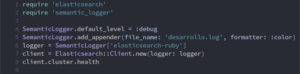 Elasticsearch Semantic Logging