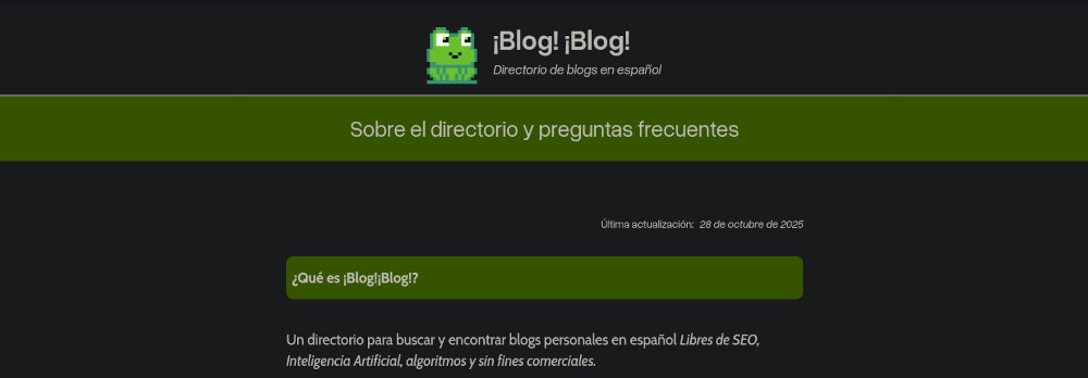 ¡Blog!¡Blog!