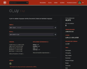 Cómo se ve Rubygems en 2026 tras publicar la gema