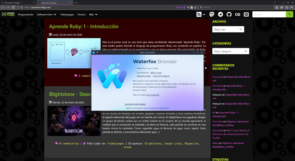 Waterfox 6.6.8