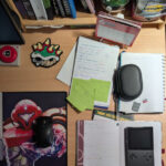 Mi escritorio al finalizar la jornada laboral de hoy viernes