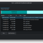 Particiones del disco en openSUSE